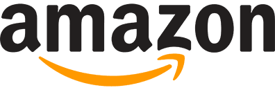 Logo with stylized 'amaz' and a curved arrow below.