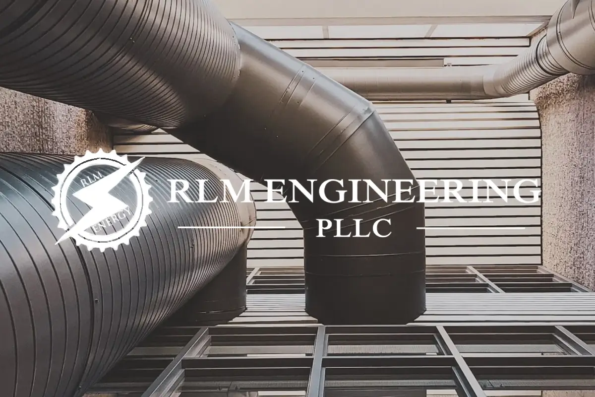Industrial pipes and ducts in a mechanical engineering setting.